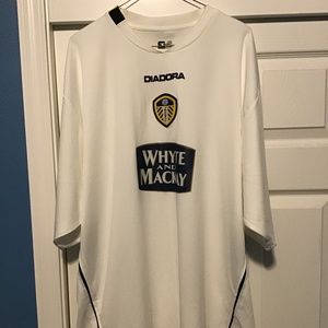 Leeds United Diadora 3XL Soccer-Football-Futbol Jersey